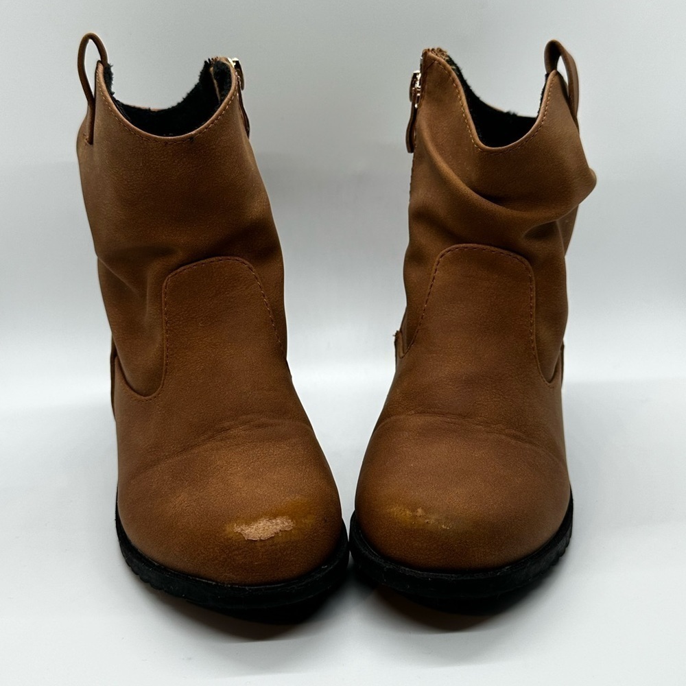 Girl's Zip Side Slouchy Boots